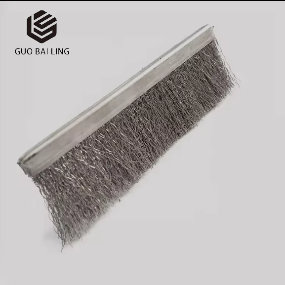 Customized Size Industrial Stainless Steel Wire Conductive Strip Brush