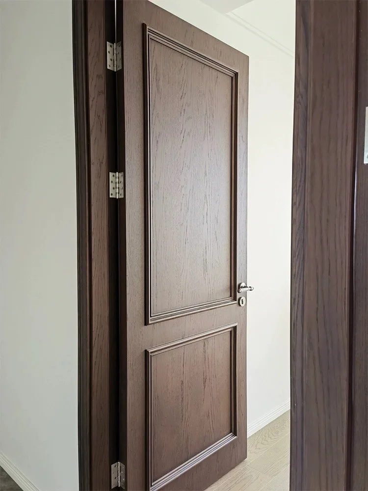 Evereco High Quality Pvc Film Laminated China Factory Wood Plastic Composite Wpc Polymer Door