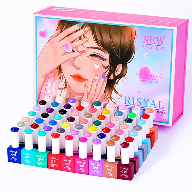 Huati Sifuli RubioAroma 60 color 12ml Vegan Nail Supplies Very Good Create Your Own Brand Color Uv Nail Gel Polish