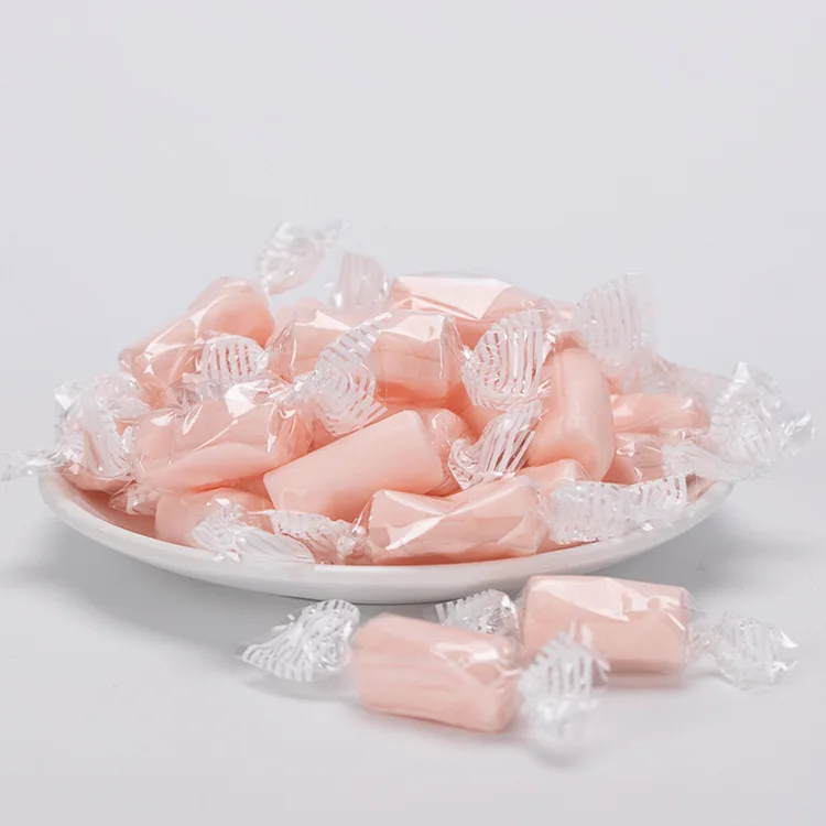Best selling Premium Peach Chewy candy Fruit candy white Peach soft candy