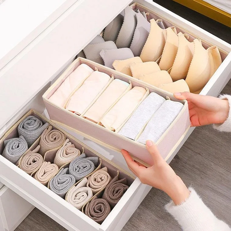 Best Selling Non Woven Clothes Storage Bag Organizer Foldable Storage Box Storage Boxes