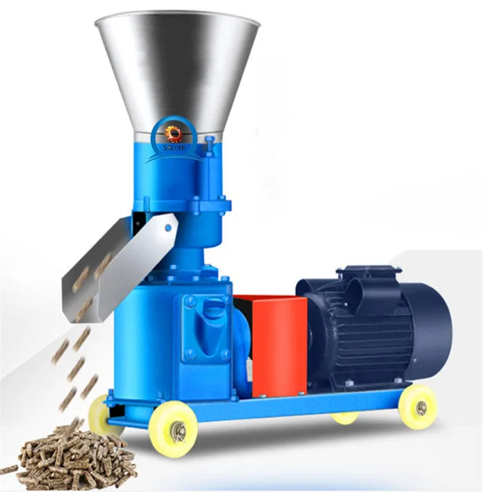 hot sale diesel feed pelletizer machine animal feed pellets production for farms with 220v/380v motor