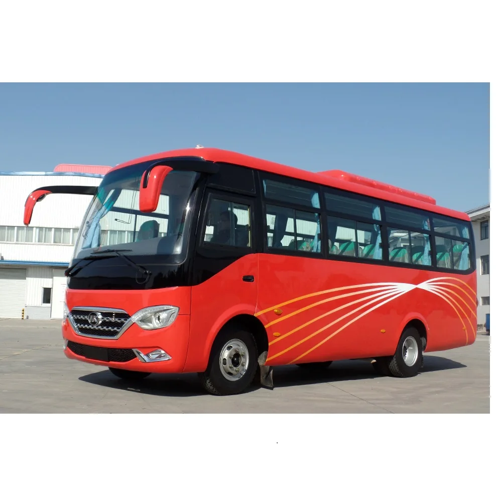 28+1 Seats Mini bus Inner-city bus Mid-distance Diesel Engine High Quality Minibus