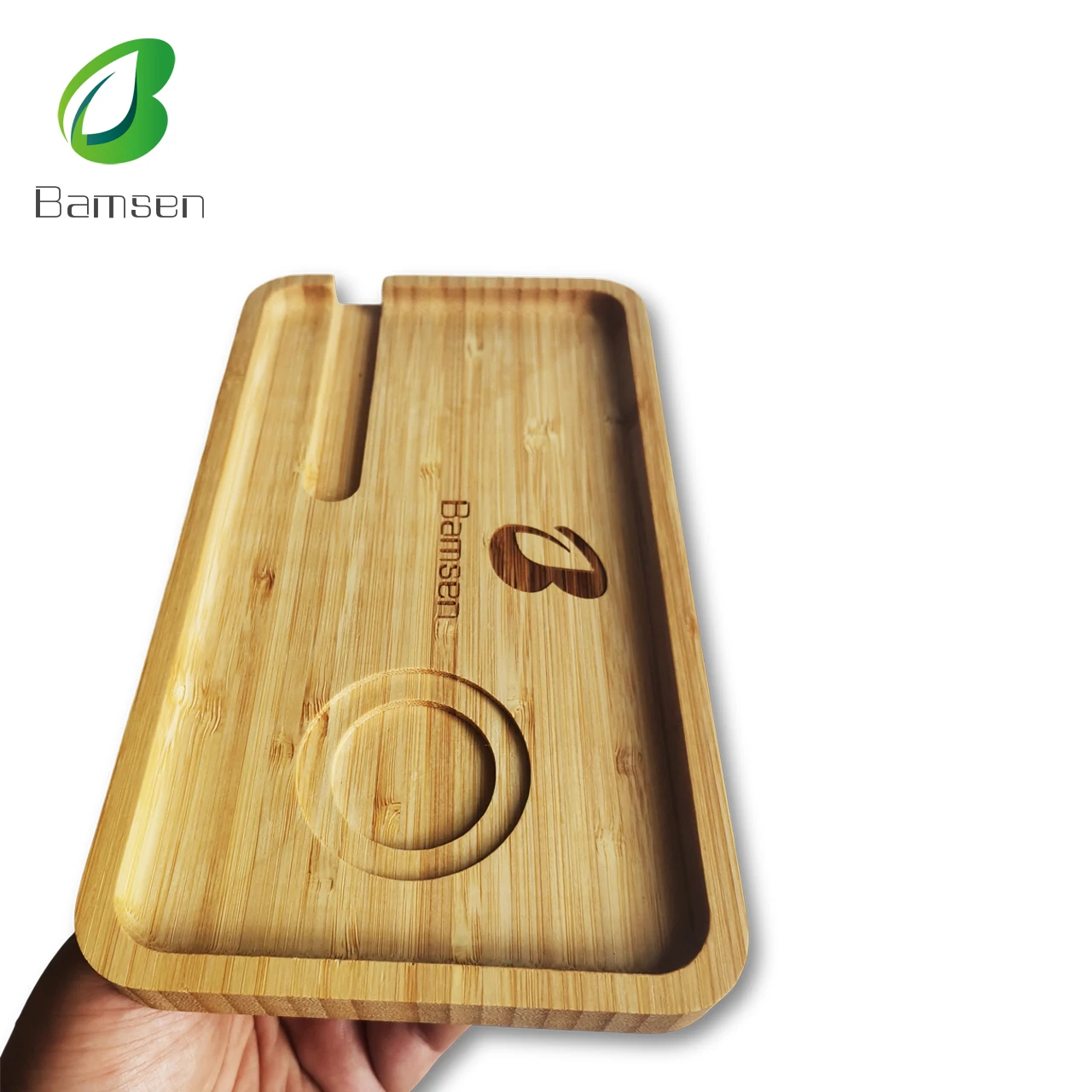 bamboo serves tray for food dinner home used coffee tea serving tray