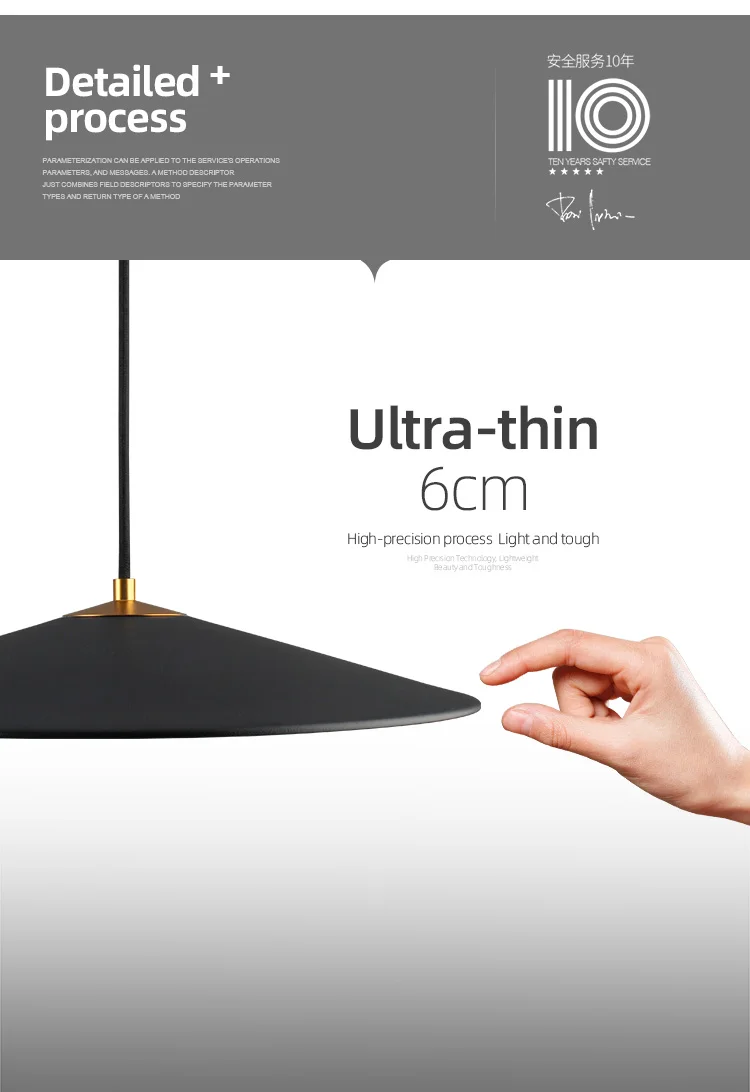 Aisilan customize small black aluminium cone shade drop light pendant lighting for kitchen island