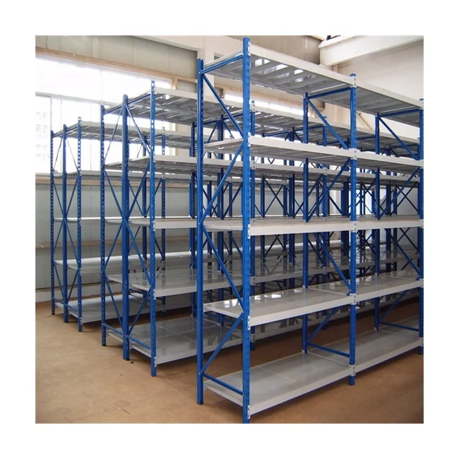 Складская металлическая полка для хранения без болта, 5 уровней