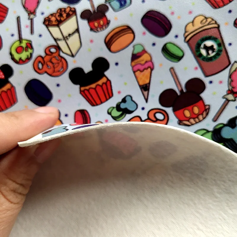 Fabfaiy Offer All Kinds Of Faux Fabric Leather Brand Custom Design Printed Vinyl Fabrics