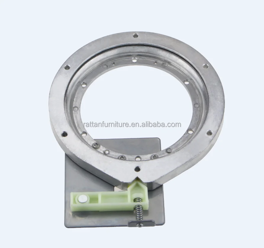 Swivel bearing with stop for D-Shape and Kidney Shape Lazy Susans