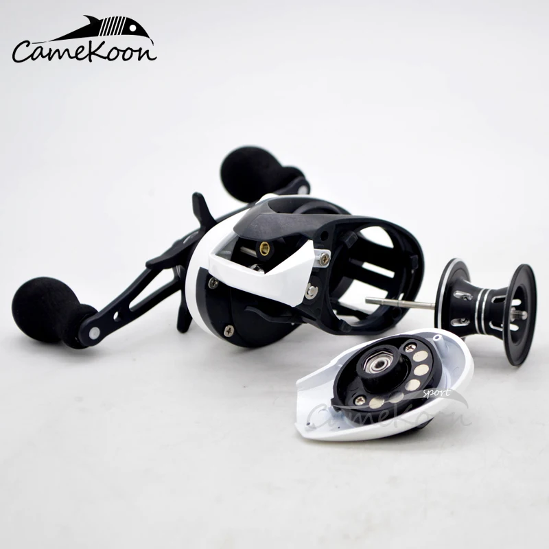 
7.2:1 gear ratio saltwater fishing metal body baitcasting reel 