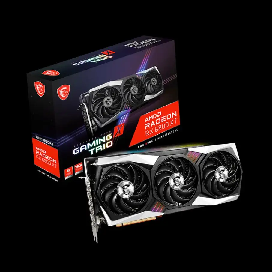 Видеокарта April M S I RX 6800XT Gaming X TRIO 70MH/S hashrate