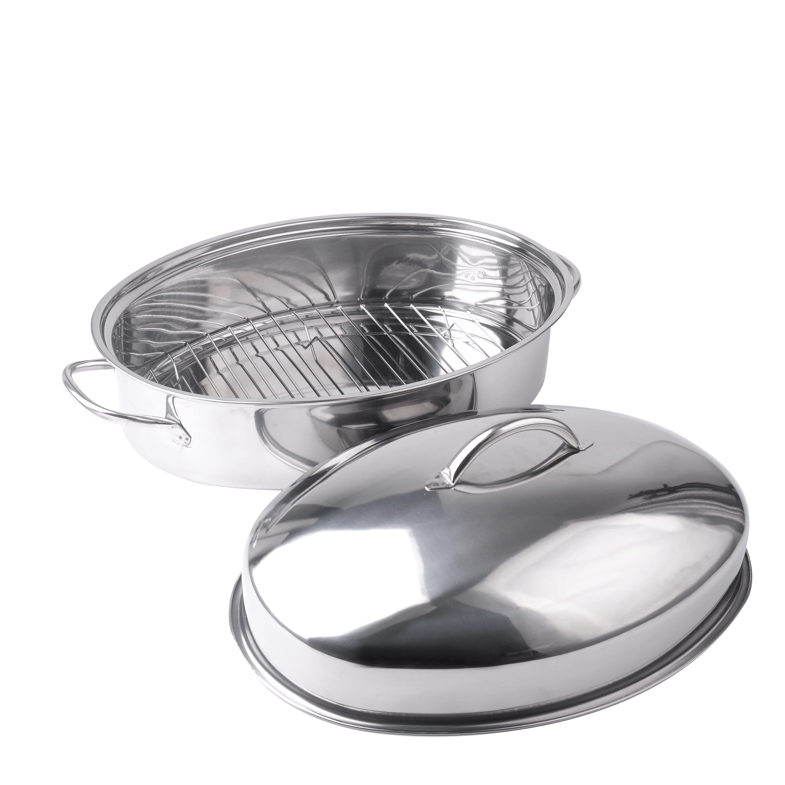 Chinese factory stainless steel cooking pot Sichuan casserole hot pot with cover