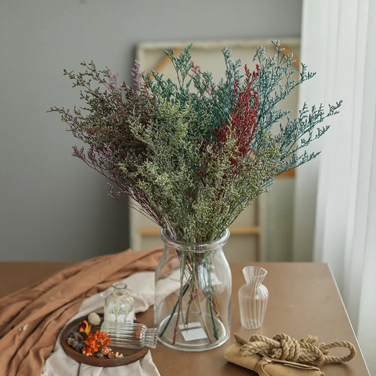 LD New arrival flower arrangement internal long lasting Natural hand made wholesale dried/preserved lover grass Misty