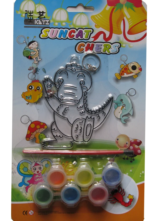 Wholesale Customized Window Kids Crafts Kit Pattern Sun Catchers Painting Kit for Paint Activities Kits Projects