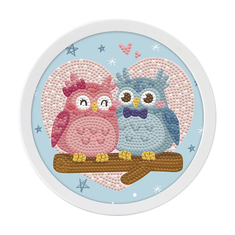5D Diamond Painting Kits Animal Diamond Art Accessories DIY Cross Stitch Kits Round Full Drill Diamond Painting with Frame