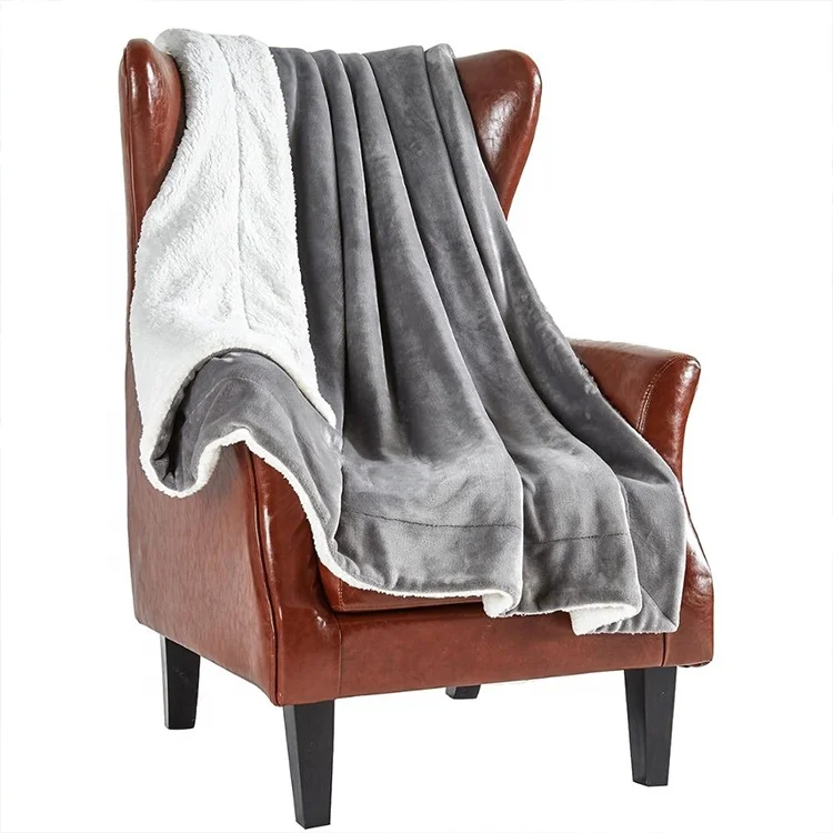 
Cheap price premium quality thick coral fleece sherpa blanket 