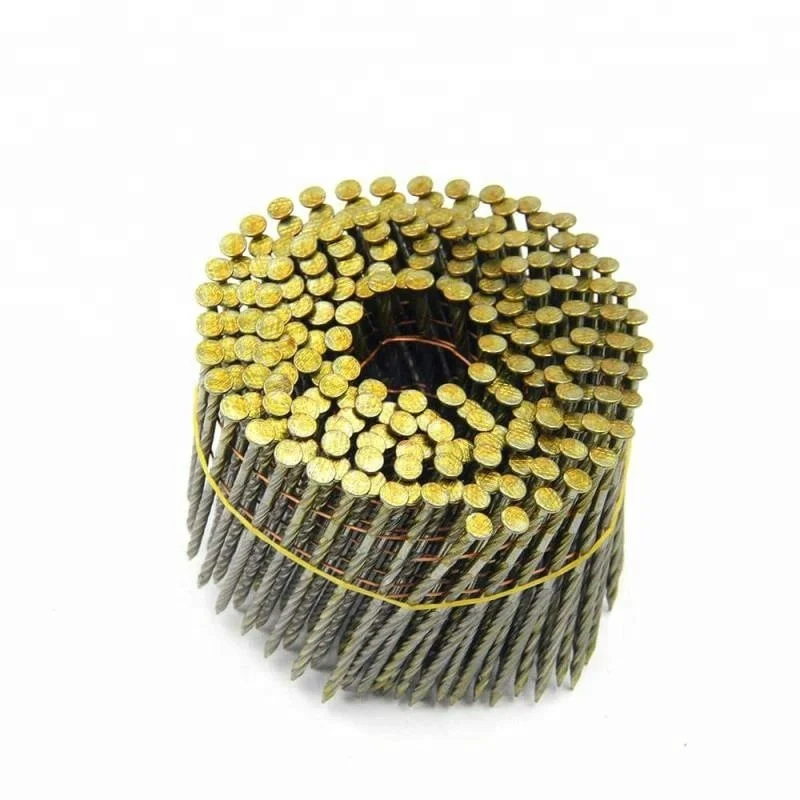 Wood pallet framing wire nails screw ring smooth shank coil nails