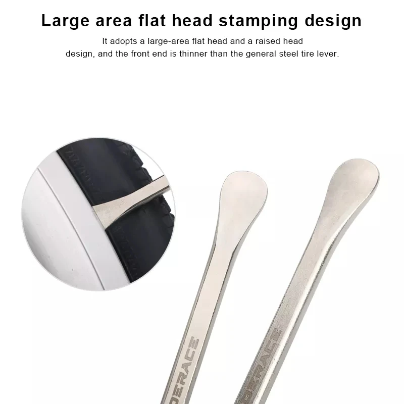 3PCS Quality Bicycle Tyre Lever Bike Metal Carbon Steel Tire Opener Crow Bar Cycling Curved Tyre Opener Repair Tools Durable