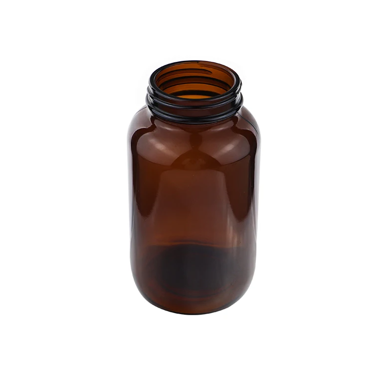 Wholesale 60ml 75ml 100ml 150ml Glass Medicine Bottles Amber Glass Pill Vitamin Capsule Bottle