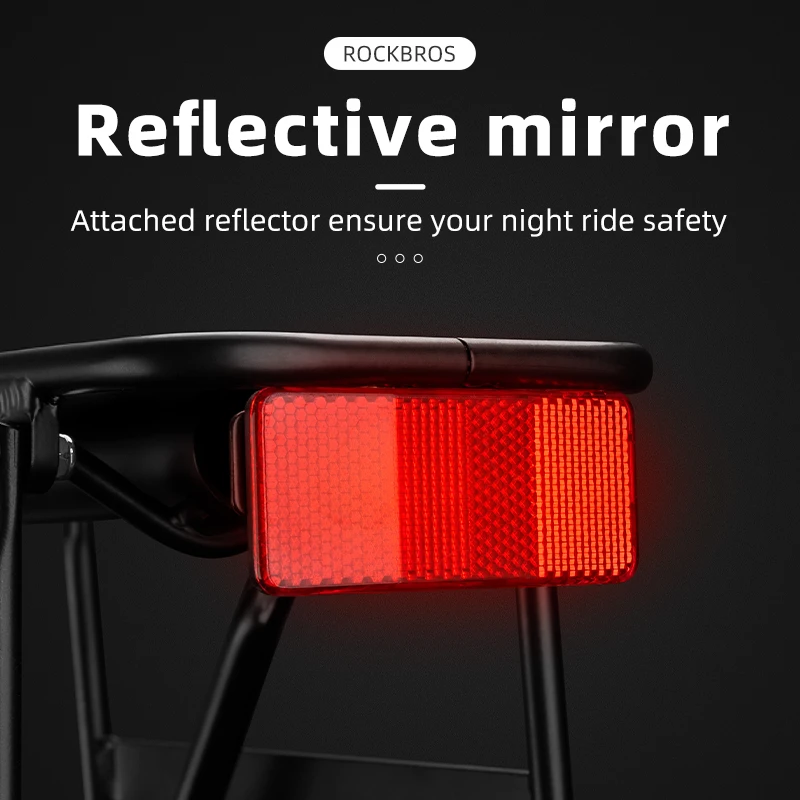 ROCKBROS Rear Bike Rack Quick Release Bicycle Cargo Rack Adjustable Aluminium Alloy Bike Rear Rack