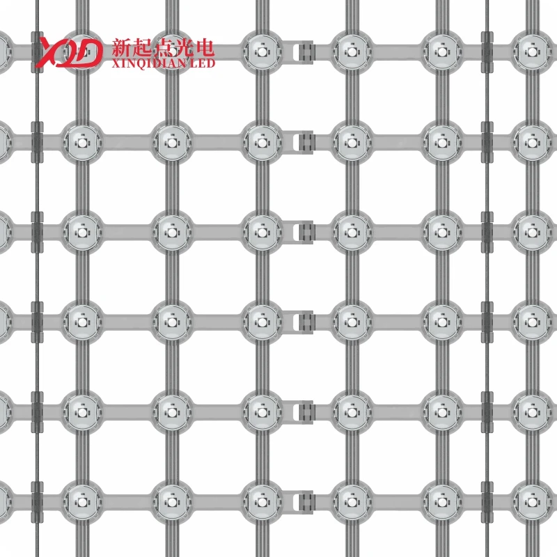 Lightweight Design Mesh LED Screen Display Easy Maintenance Flexibility For Various Screen Shapes