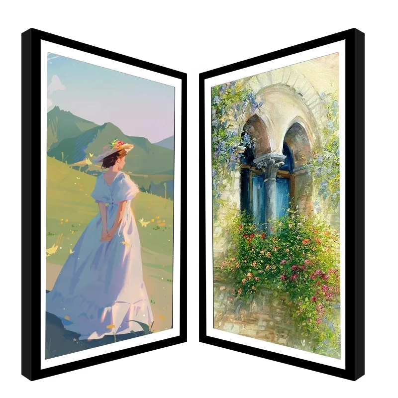 Wholesale ODM/OEM WIFI Android 21.5 Inch 16:9 1920x1080 high quality solid wood digital photo frame