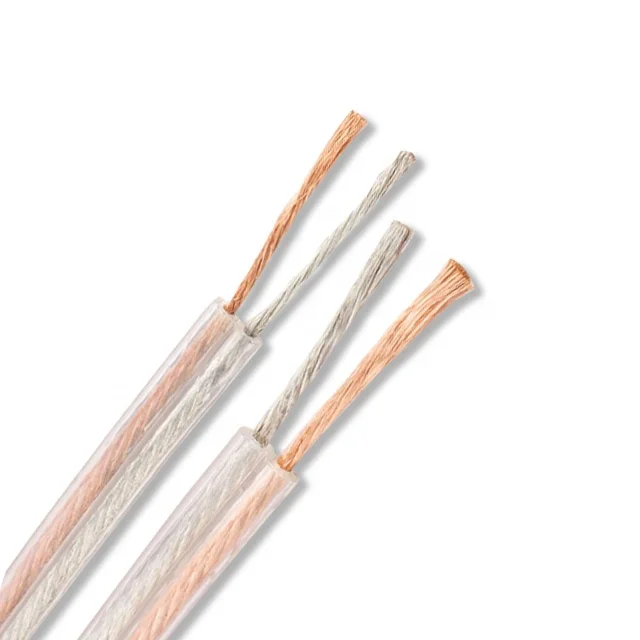 High Quality Audio Speaker Cable Stereo AV Wire for Home Theater Class Transparent Hi End Oxygen Free Speaker Cables And Wires