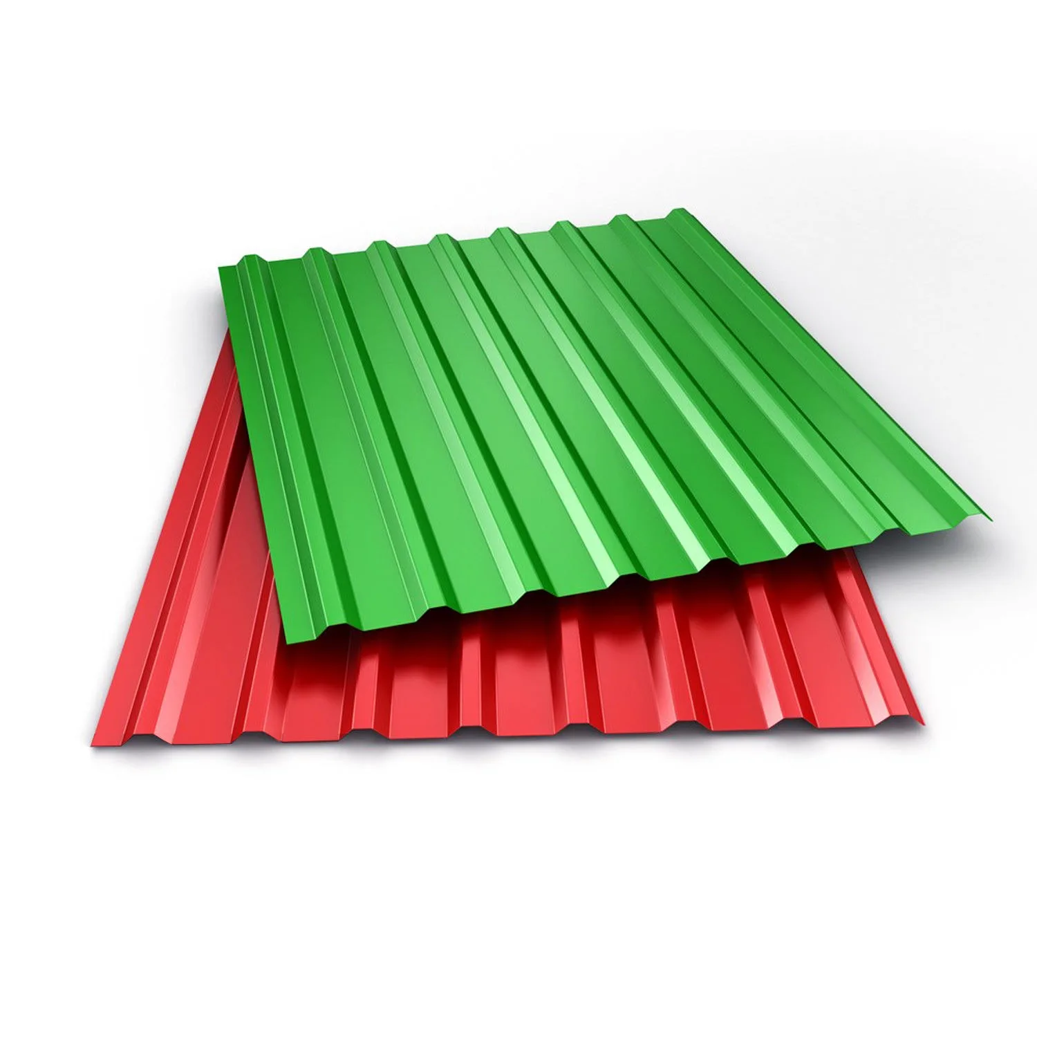 Cutting Welding Galvanized Steel Tile Factory-Price Bending Processing Customized Metal Roof Sheet Red Blue Green Corrugated KS