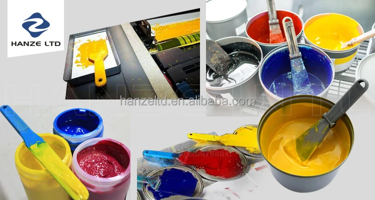 Plastic Ink Tools for Silk Screen Printing Including Knives Spatulas Stirrers and Scrapers