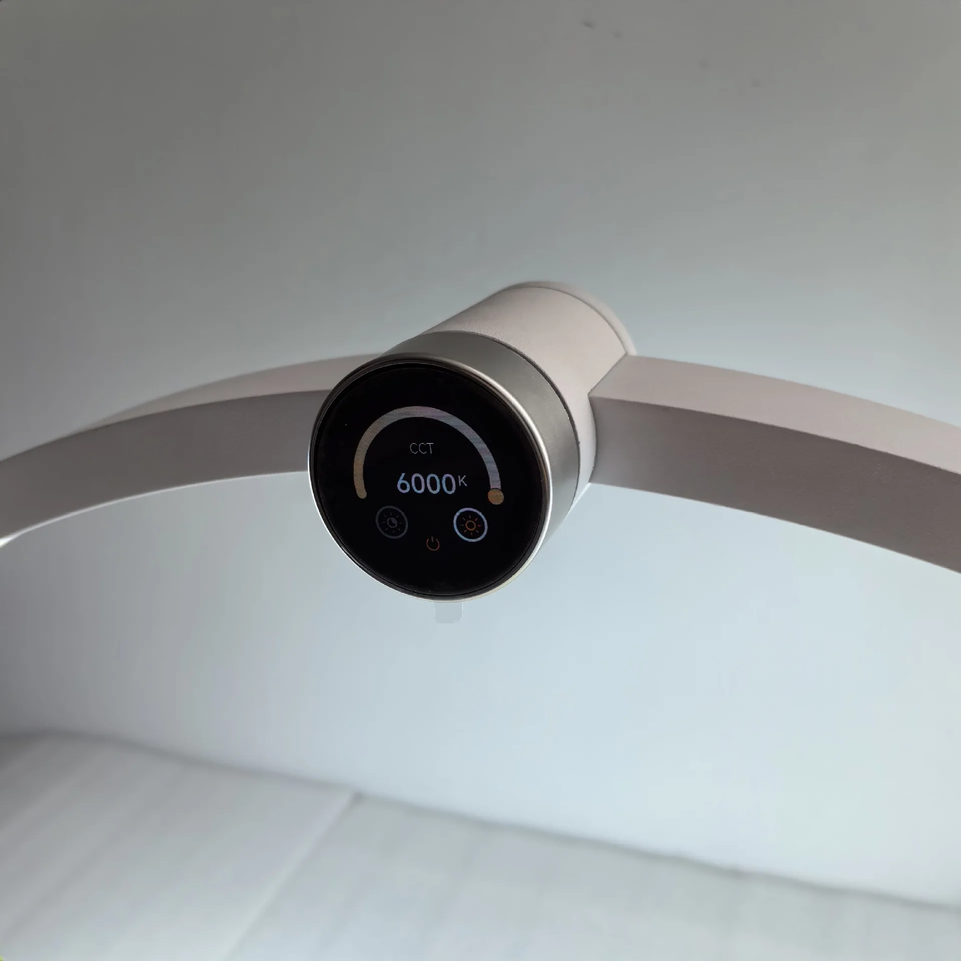 180 Degree With Display Hand Touch Screen Half Moon Led UV Light New Design Private Label Half-moon Table Lamp