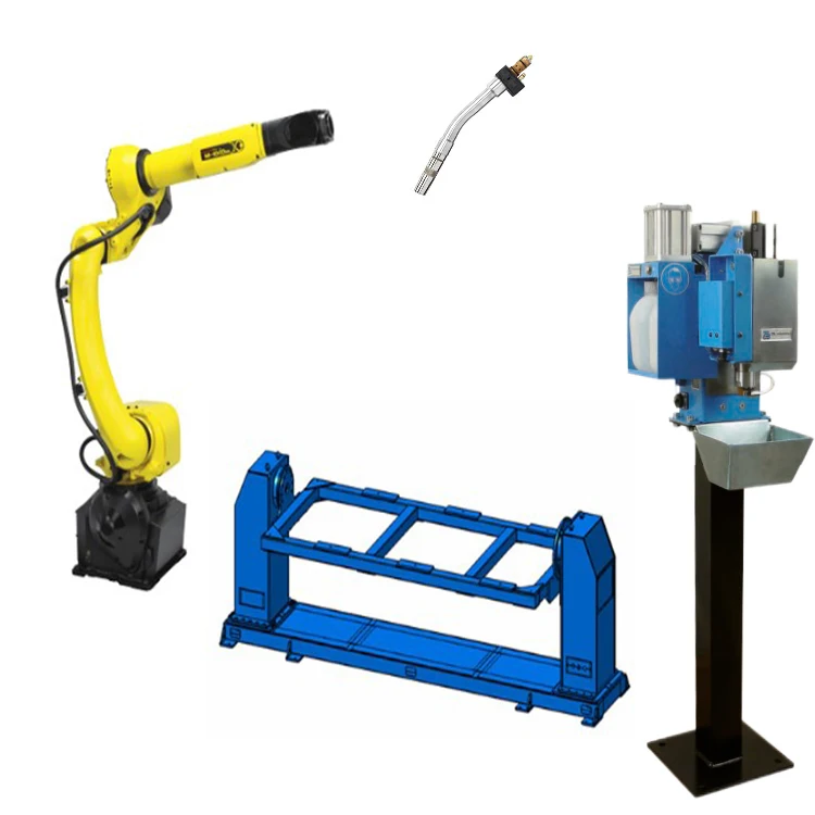 Fanuc M-20iD/12L ARC Welding Robot With 500A Water Cooled Welding Machine MIG MAG Welding
