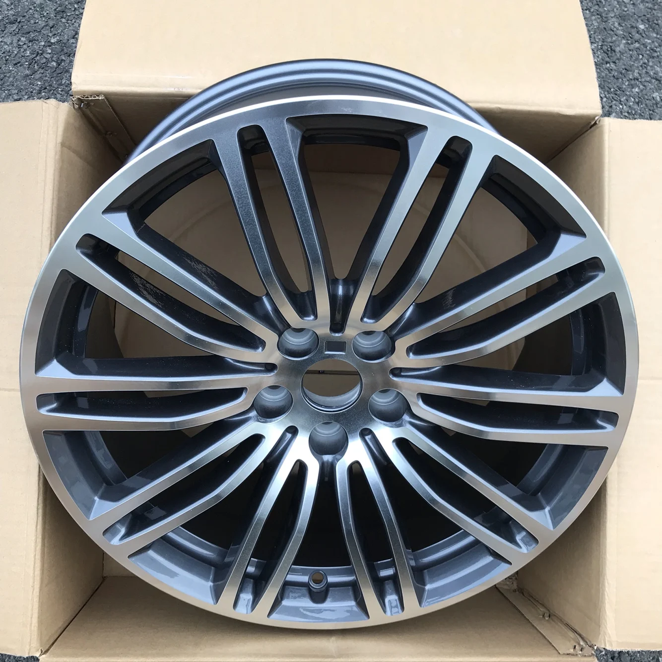 Hot selling High quality 4 pieces forged split wheel customized step lips deep dish alloy wheels for BMW e24 e38