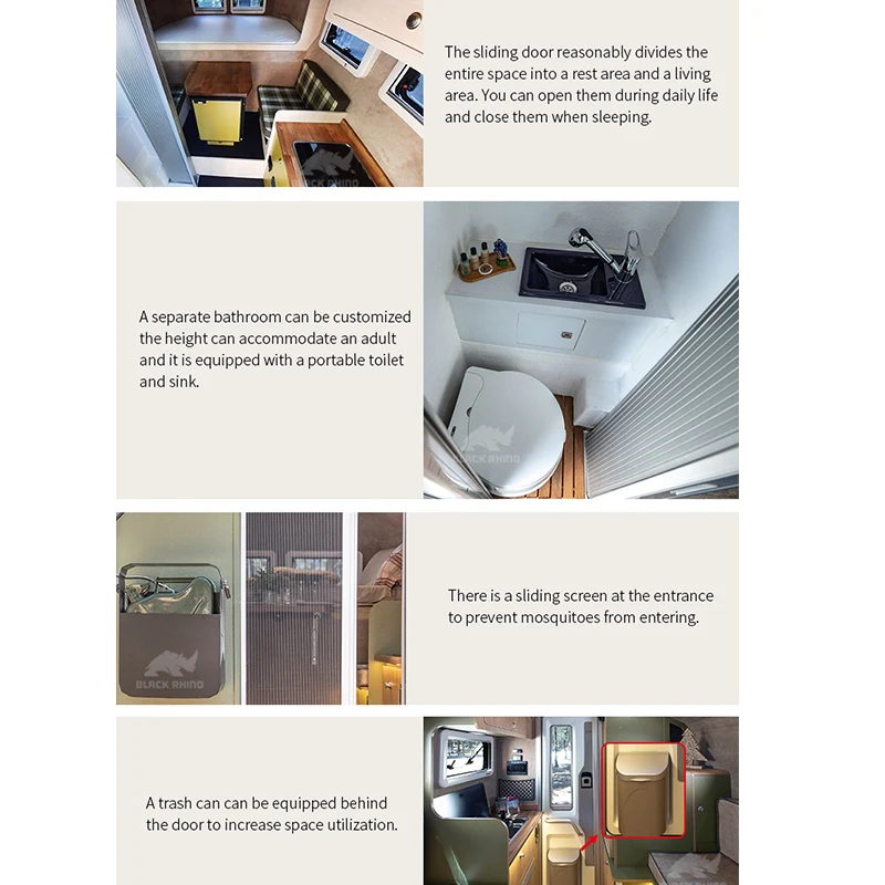 Independent Suspension living room utility cheap pick up truck camper for sale