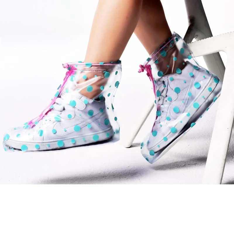 rain boots korea waterproof Non-Slip Water Resistant shoe cover for ladies shoes