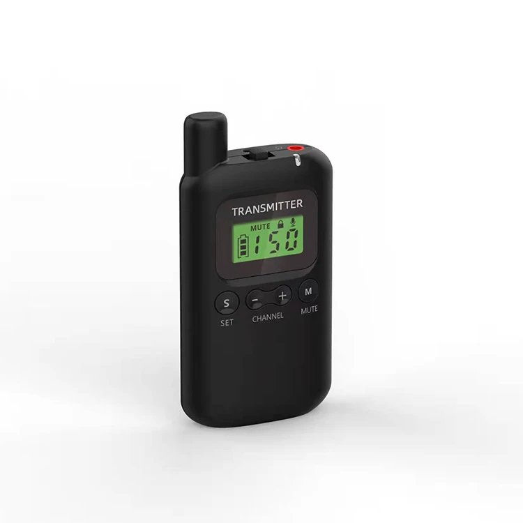Small And Light Dpll Control Teaching Training Voice Transmission Uhf Wireless Tour Guide System