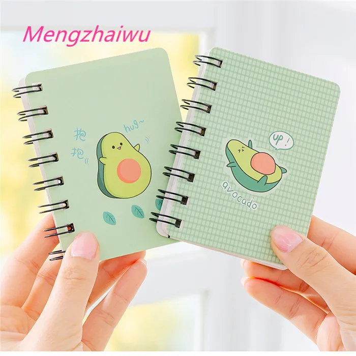 2020 school supplies philippines office stationery products Cute avocado spiral mini notebook students cheapest small notepad