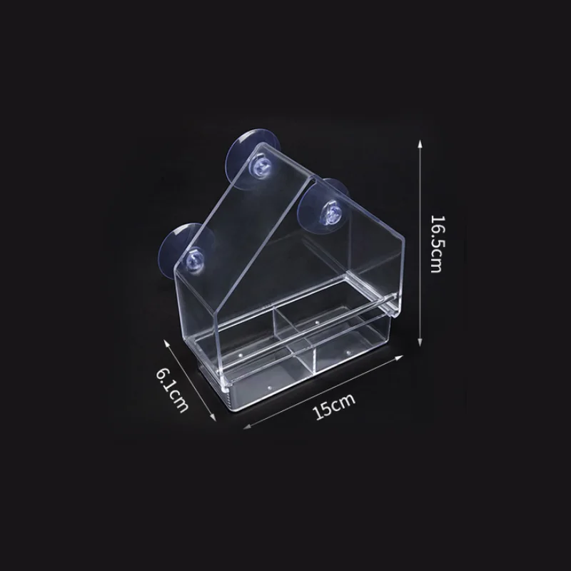 House Shaped Rroof Window Bird Feeder   Window Bird Feeder