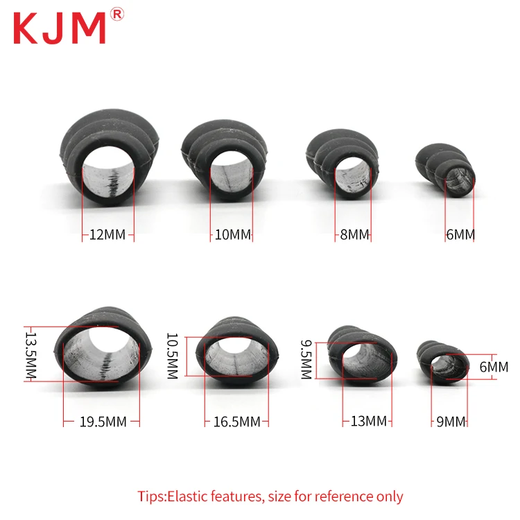 China Manufacturer Pet Leash Accessories Black Rubber Webbing Strap Rope Buckle Clip for Dog Leash