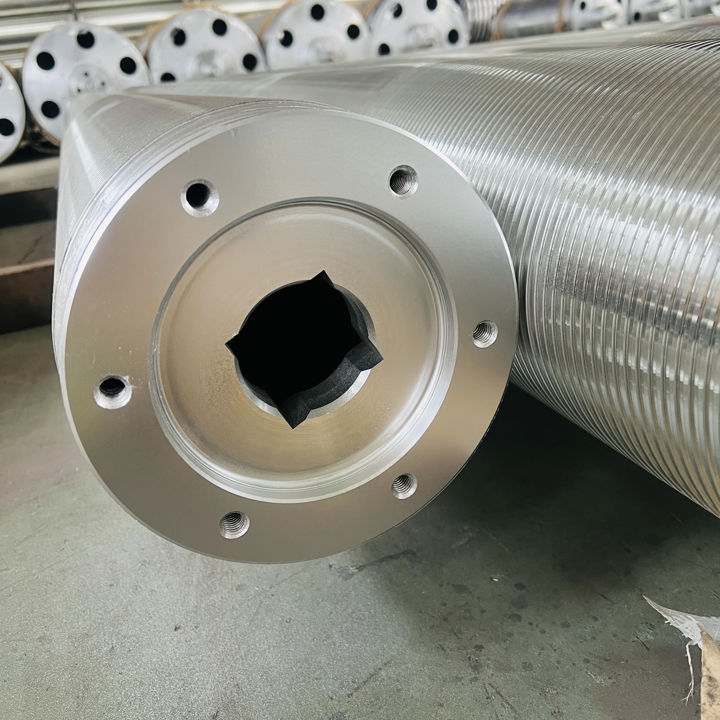 Durable Stainless Loom Beam For Loom Warp Beam in Weaving Machines Textile Machine Parts