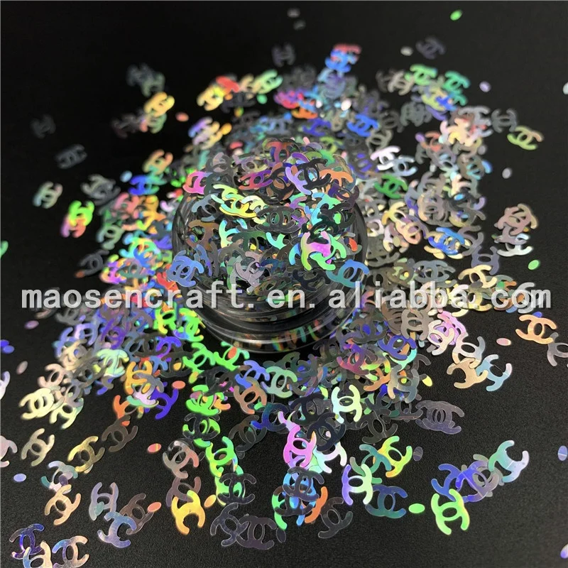 High Quality Hot Sale Polyester Brand Logo Glitter For Christmas Decoration