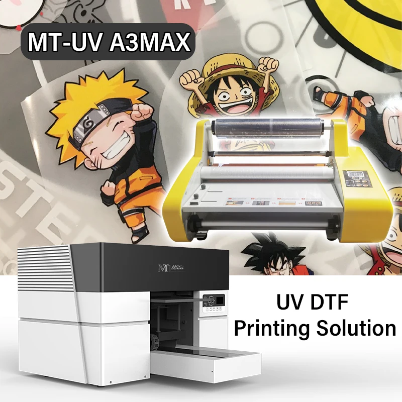 Mini UV Printer A3 UV Flatbed Printer MT-UV A3MAX Works for Custom Products Gadgets Printing