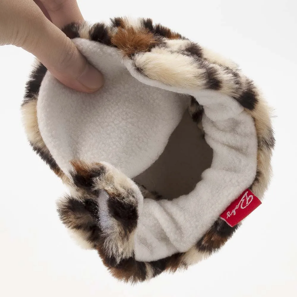 New Arrival Leopard Design Coral Fleece Thermal 0 2 Years Boy Girl Booties Baby