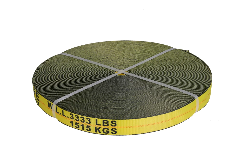 Heigh Quality 2inch 10000lbs  Polyester Binding Belt for Ratchet Cargo Lashing Strap
