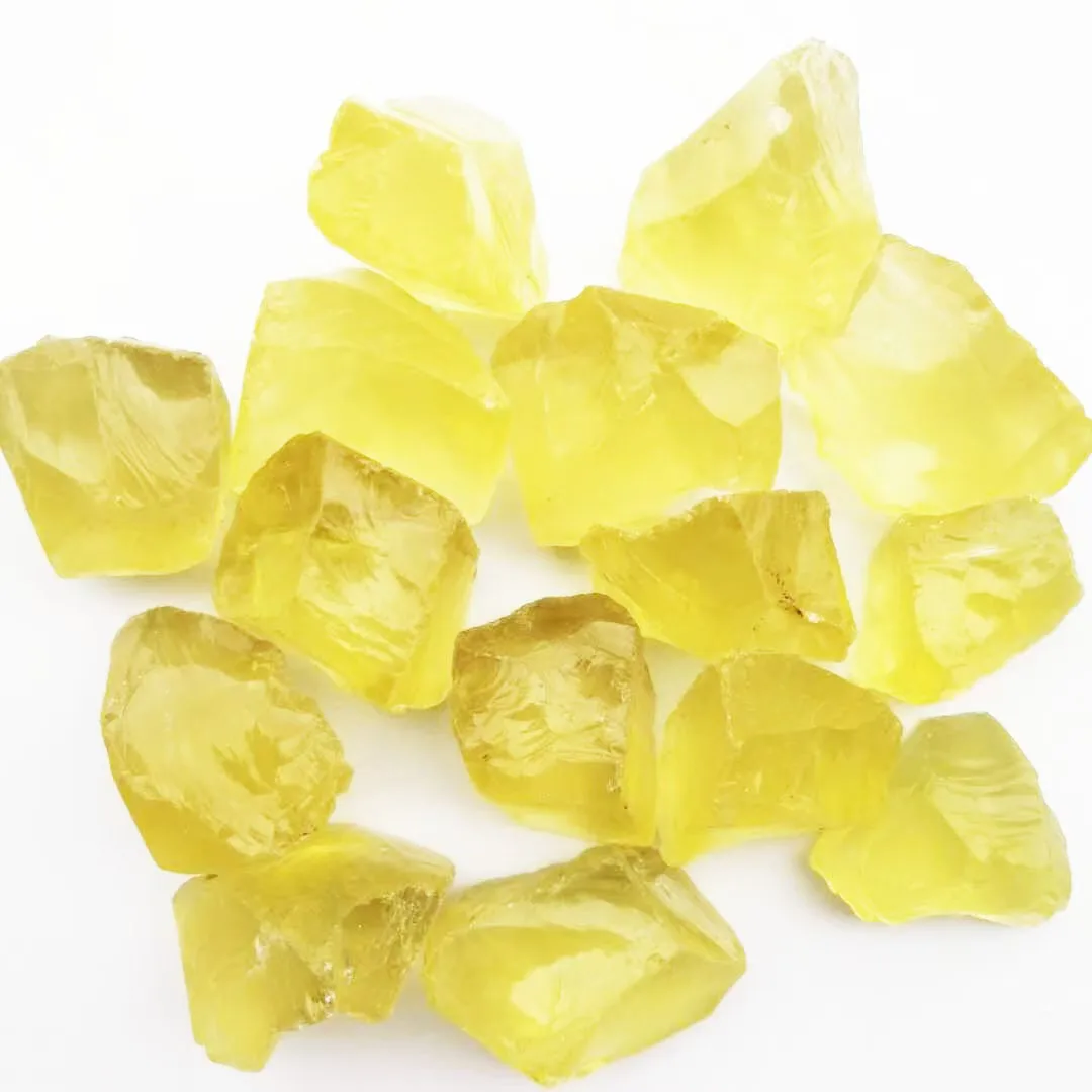 Wholesale Rough Stone Raw Healing Gemstone Mineral Irregular Crystals  Citrine Natural crafts yellow rock for garden decor