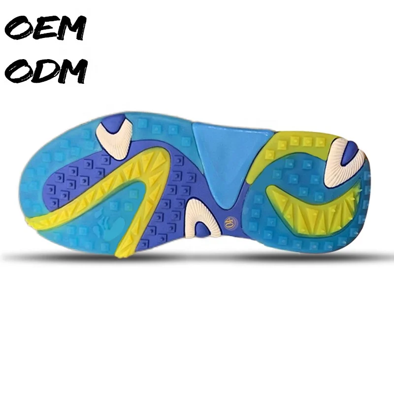 Sneaker Outsoles Fashion Fly Knitting Sneakers Soles Custom Color Anti-skid Wear-resistant Outsoles EVA TPU Shoe Soles