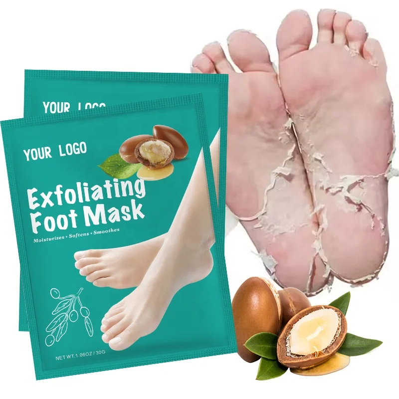 Private Label Soothing Moisturizing Foot Mask Peeling Foot Sheet Mask