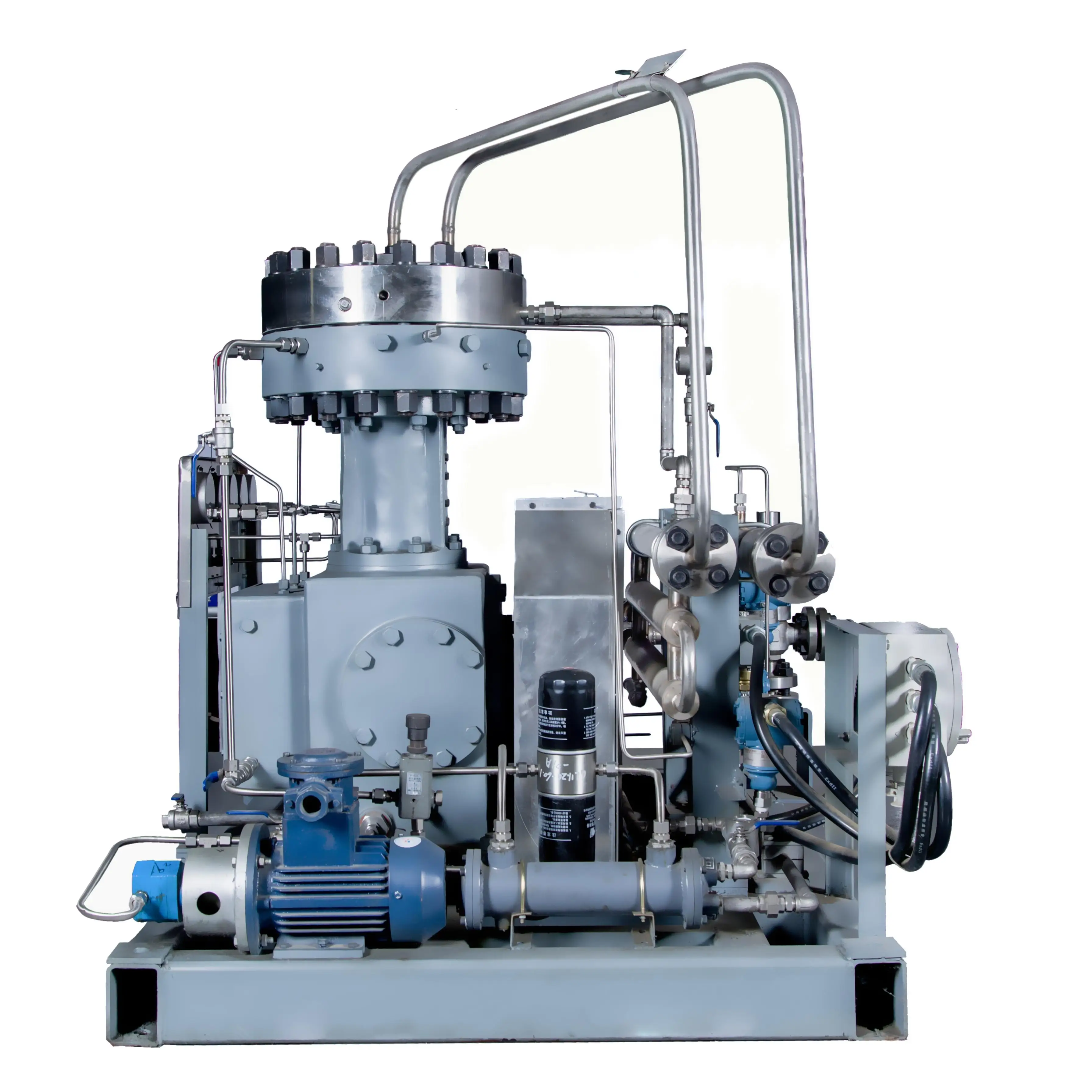 99.999% Pure Hydrogen Filling Stations H2 Compressors for Oil Gas Industry