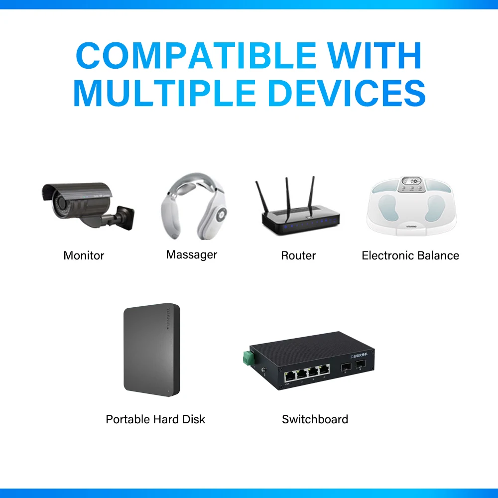 Pass CCC 12V DC Power Supply Adapter 12 Volt 4A 48W AC to DC Converter