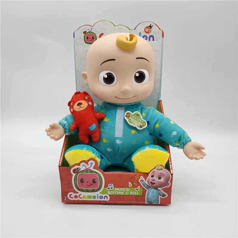 2021 Baby JoJo Boy plastic cocomelon jj doll Musical Doll Animation toys for