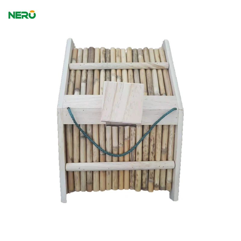 
Outdoor wooden window hanging bird feeder for Garden 