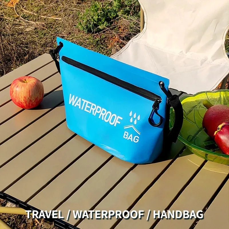 Custom Logo 5L Outdoor Waterproof Swimming Sport Zipper Waterproof Phone Pouch Pvc Dry Bag